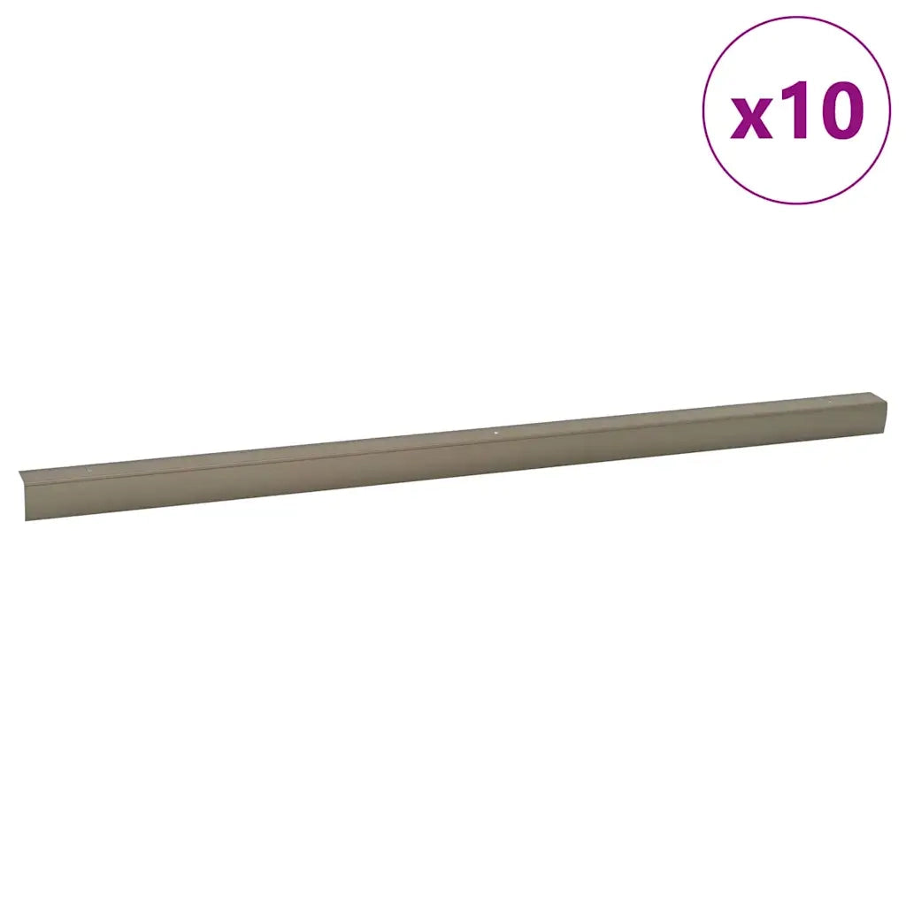 Paragradini 10 pz Champagne 67 x 3.5 x 3 cm Alluminio CFW5743842