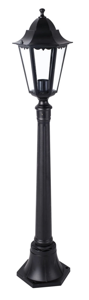 MINERVA LAMPIONE SU PIANTANA 120 CM COLORE NERO