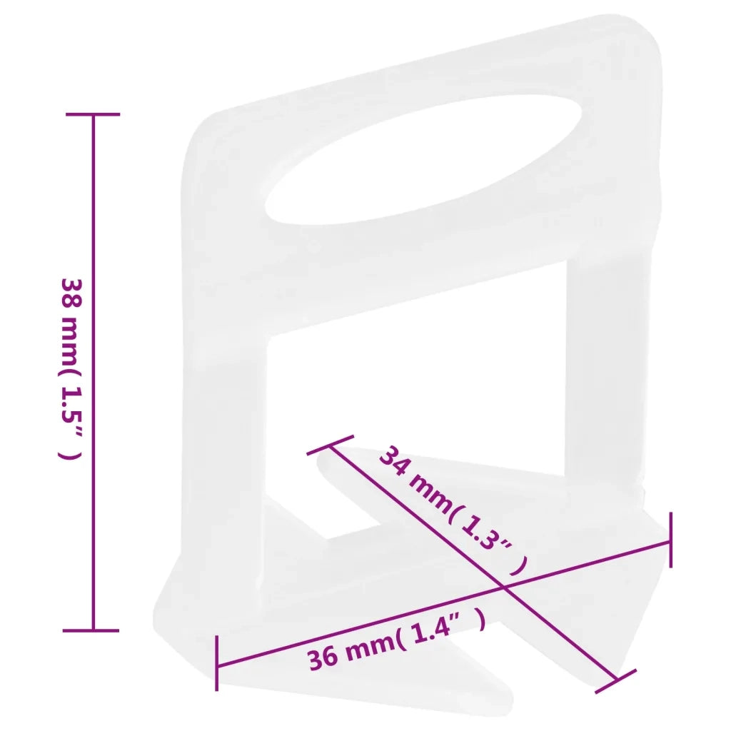 Clip di Livellamento per Piastrelle 1000 pz 1 mm 155271