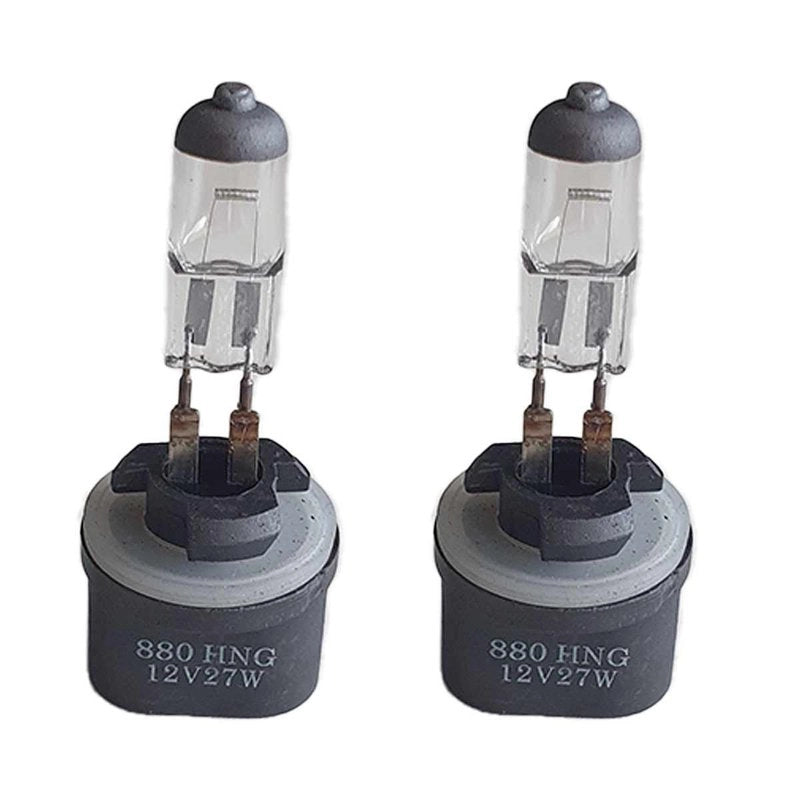 2 PZ Lampada Alogena Auto H27 880 12V 27W PG13 Piedi Dritti Trasparente Fendinebbia