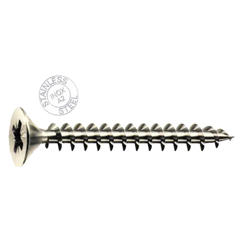 VITE PER LEGNO T.S.P. INOX 'PANELVIT' TSP mm 6 x 70 - 1 centinaio - MUSTAD