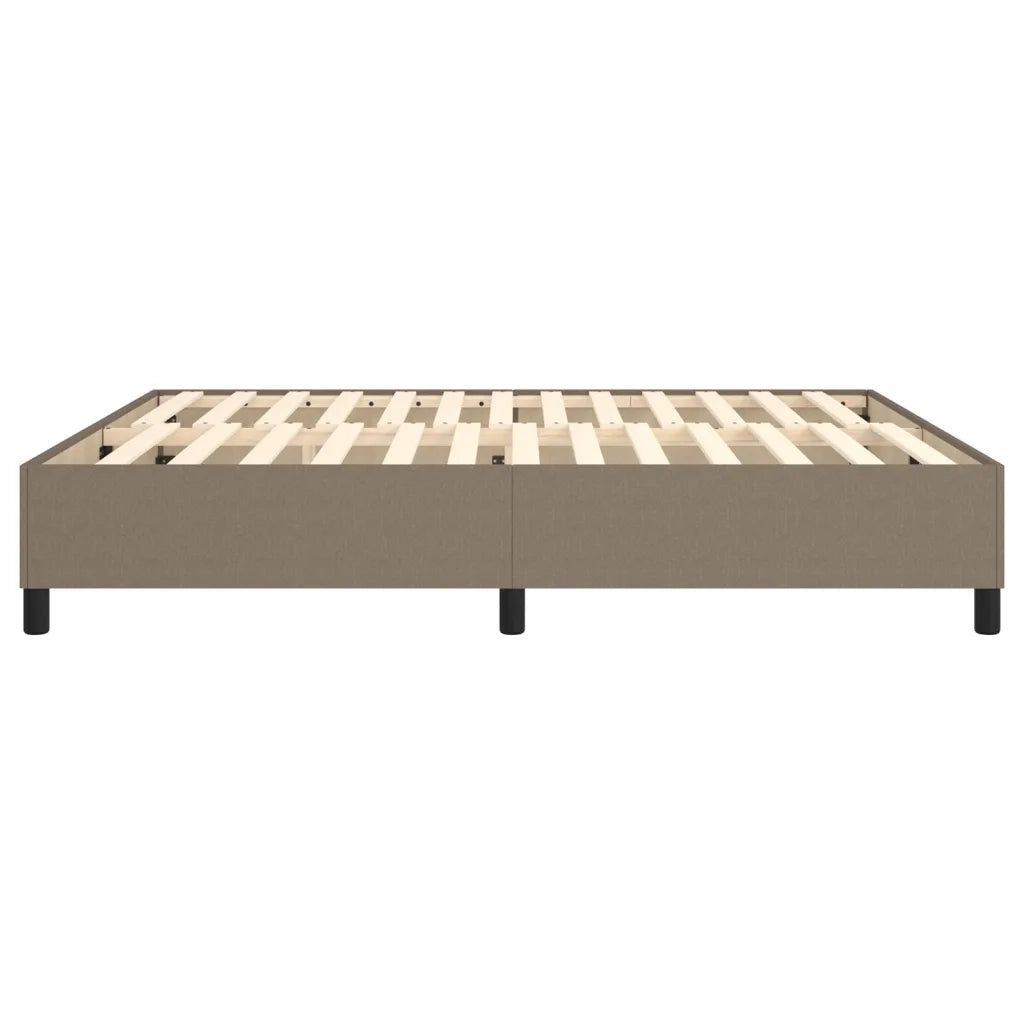 Struttura Letto a Rete a Molle Tortora 180x200 cm in Tessuto