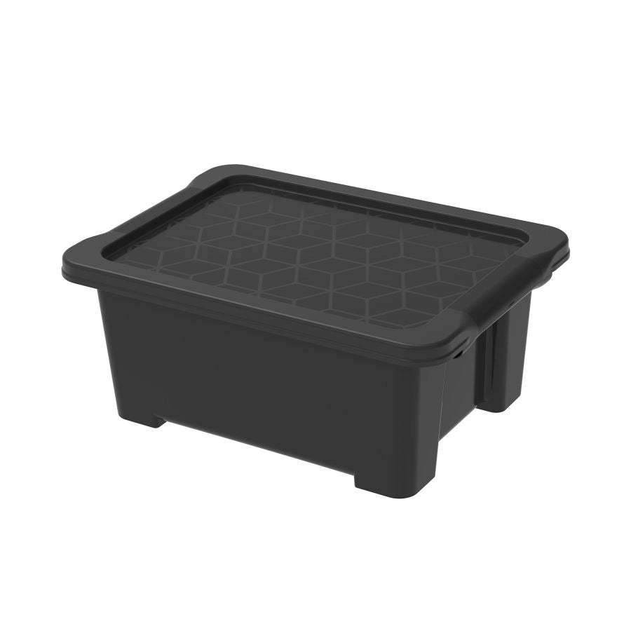 CONTENITORI CON COPERCHIO 15 L EVO EASY STORAGE NERO