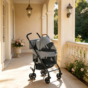 Carrello per cani 3 in 1 con pala pieghevole e rimovibile