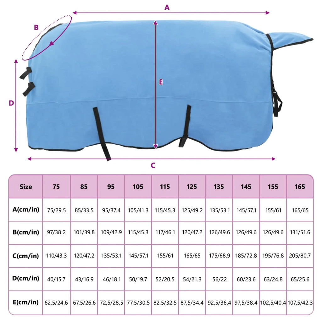 Coperta per Cavalli Aqua Completo 155 cm Poliestere 42013195