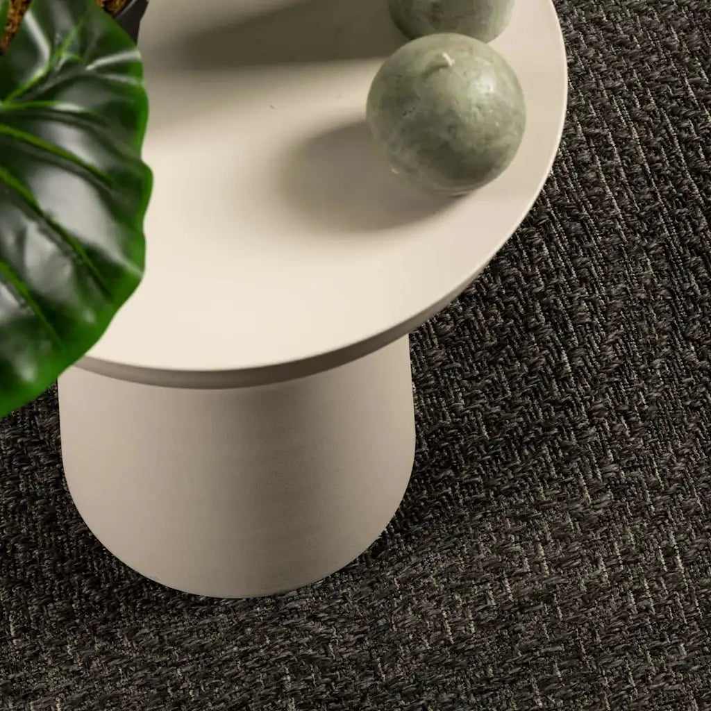 Tappeto ZIZUR Antracite 160x230 cm Aspetto Iuta Interni Esterni 4010349