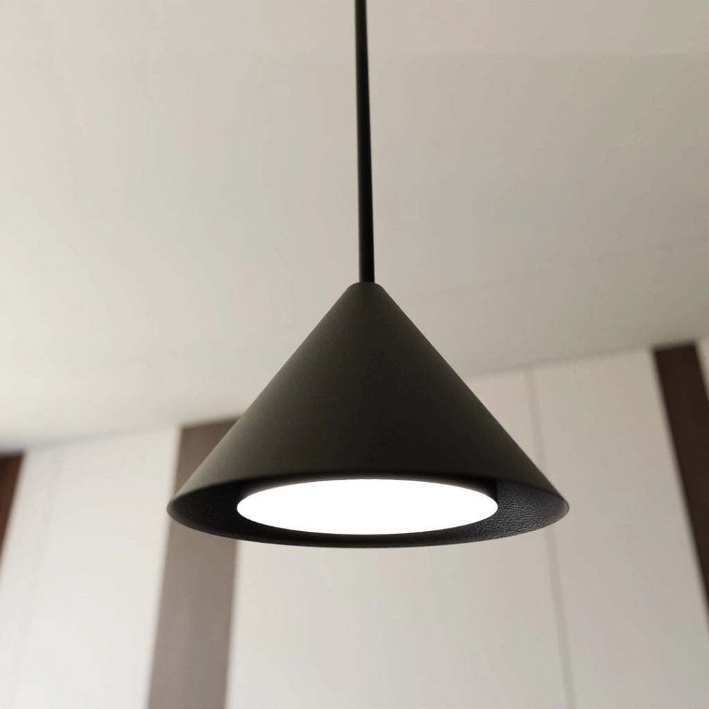 Lampada a sospensione nera 4 luci GX53 Emibig ELIT