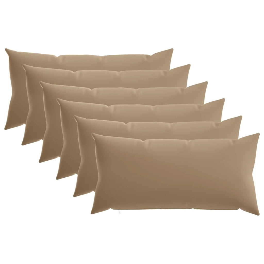 Cuscino con cuscino HEERLEN 6 pz Tortora Poliestere 925865