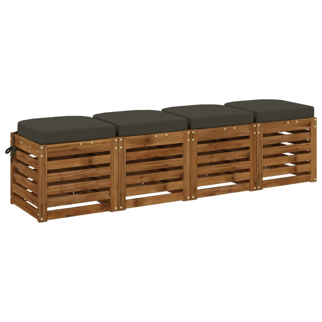 Cuscini per sedile a 4 pezzi SOEST 4 pz 100% Poliestere 945184