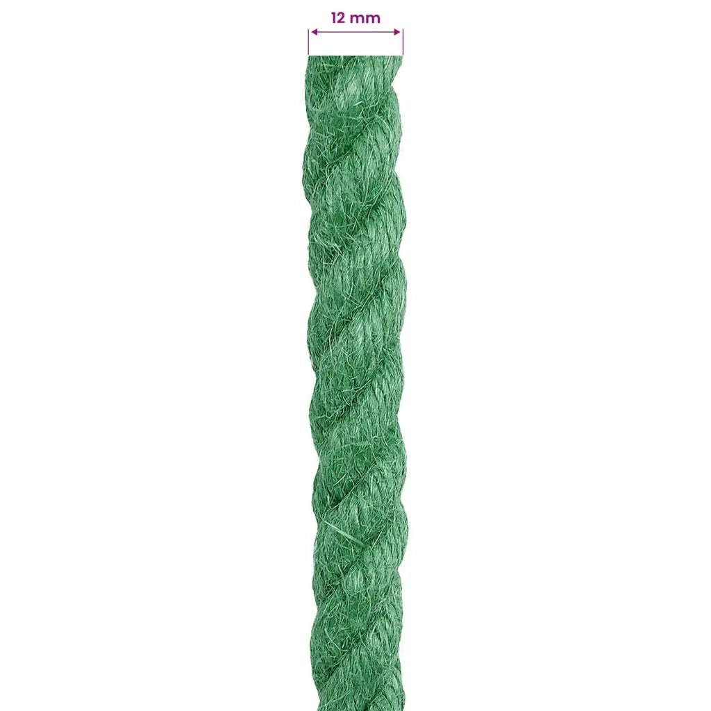 Corda di Juta 12 mm Verde 100% juta Tossa 42011764