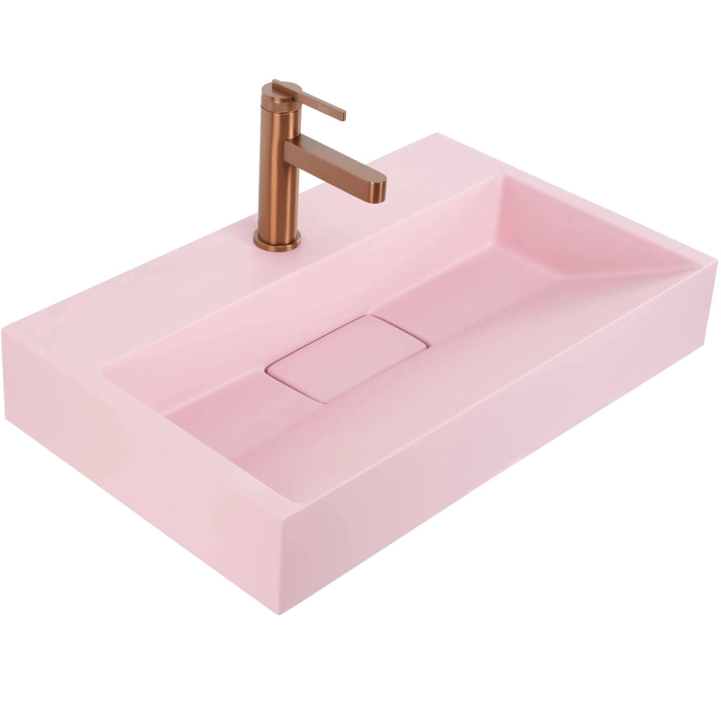 Lavabo In Conglomerato Goya Pink 50cm