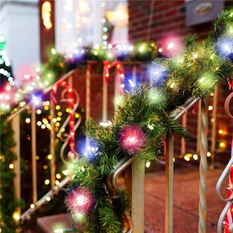 HIGH TECH FILO CATENA DA 100 LED 10 METRI MULTICOLOR CON TELECOMANDO