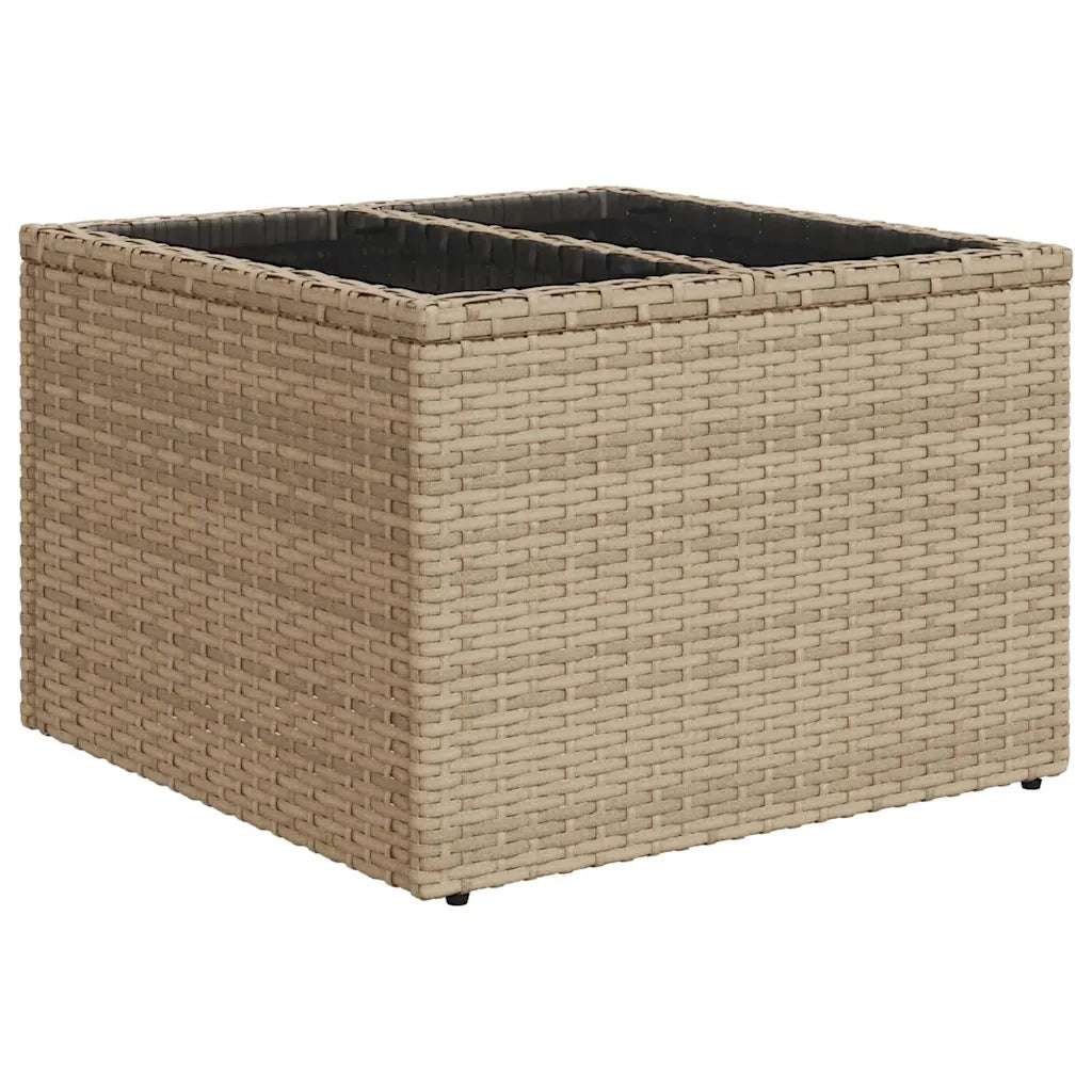 Set Divano da Giardino Beige 55 x 55 x 37 cm polyrattan 3345980