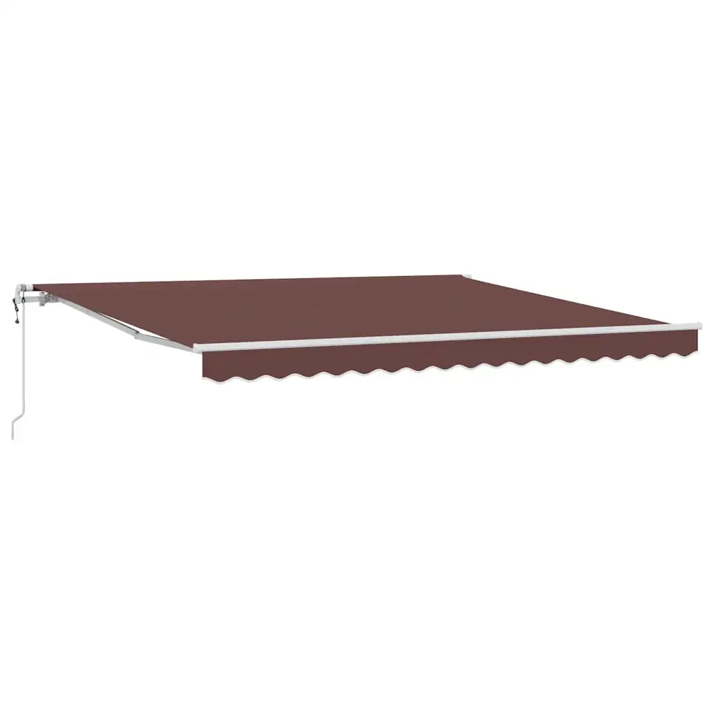 Tenda da Sole Retrattile Automatica 400x300 cm Marrone 3215632