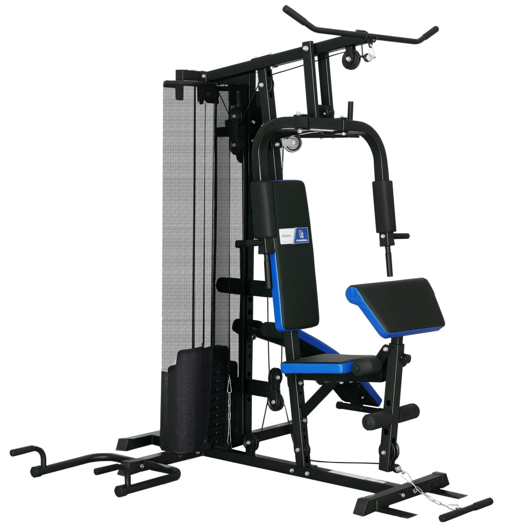 Stazione Multifunzione con Pesi 65 kg ¨C Xylo ¨C Nero e Blu