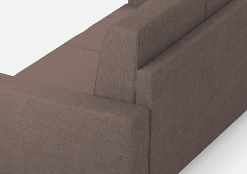 Divano 2 Posti 168x85x85 cm Sakar in Tessuto Talpa
