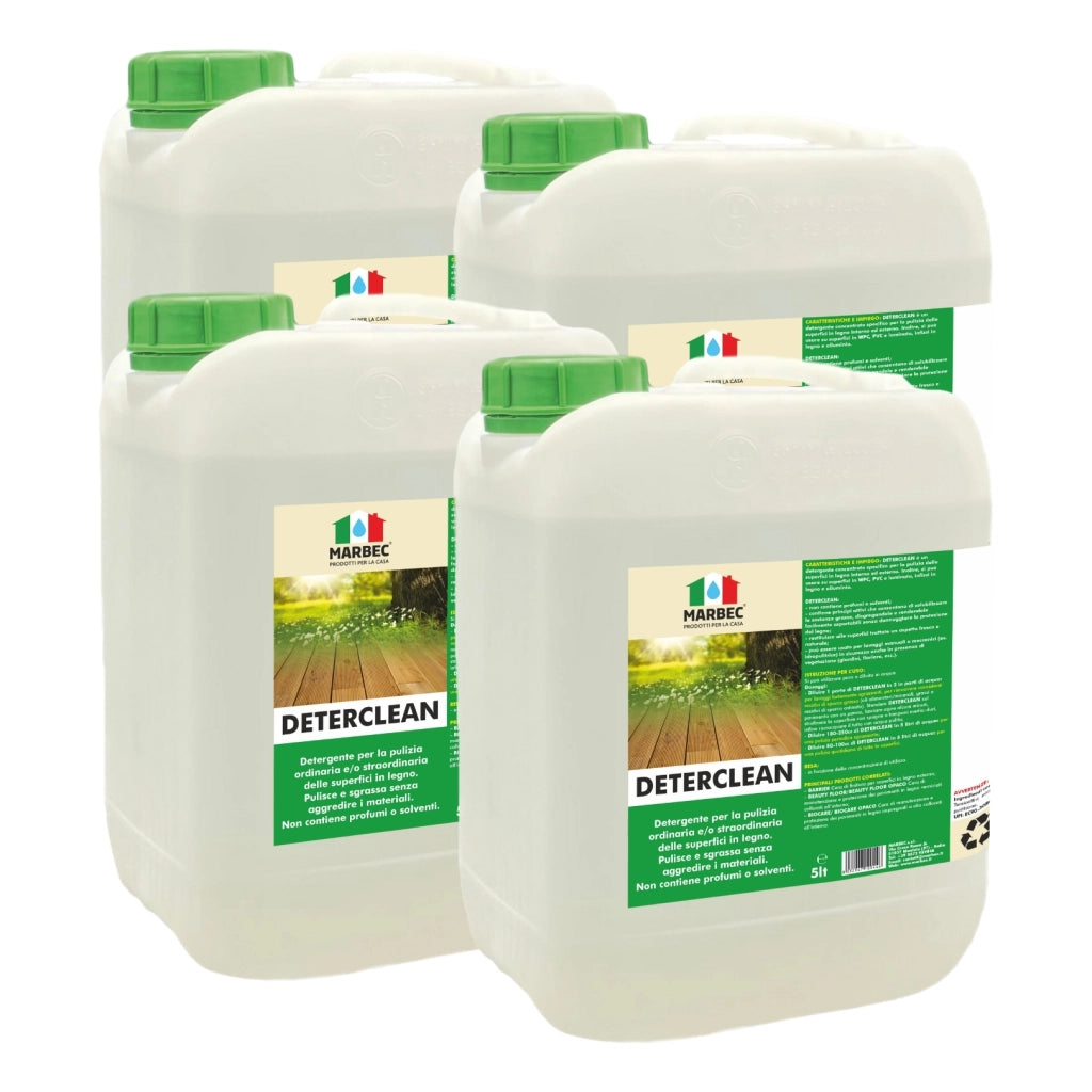 Detergente per pavimenti in legno DETERCLEAN   5LTx4Pz