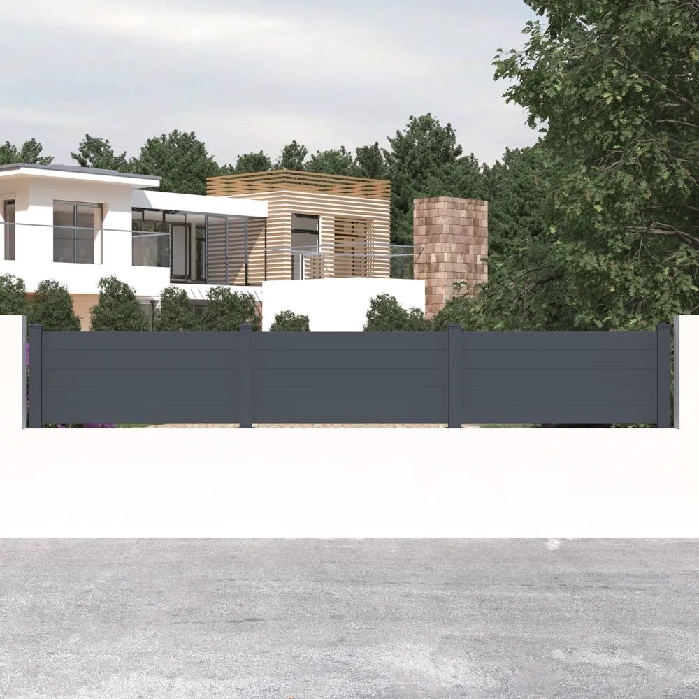 Kit estensione per recinzione grigio freddo 178x89cm per mod. FC-GT01-CG