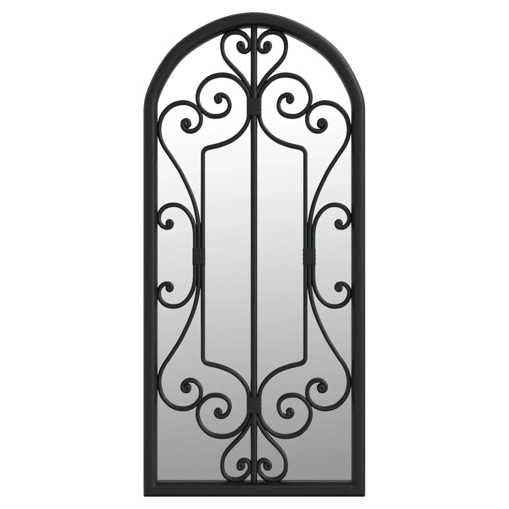 Specchio Nero 100x45 cm Ferro per Uso Interno 3093544