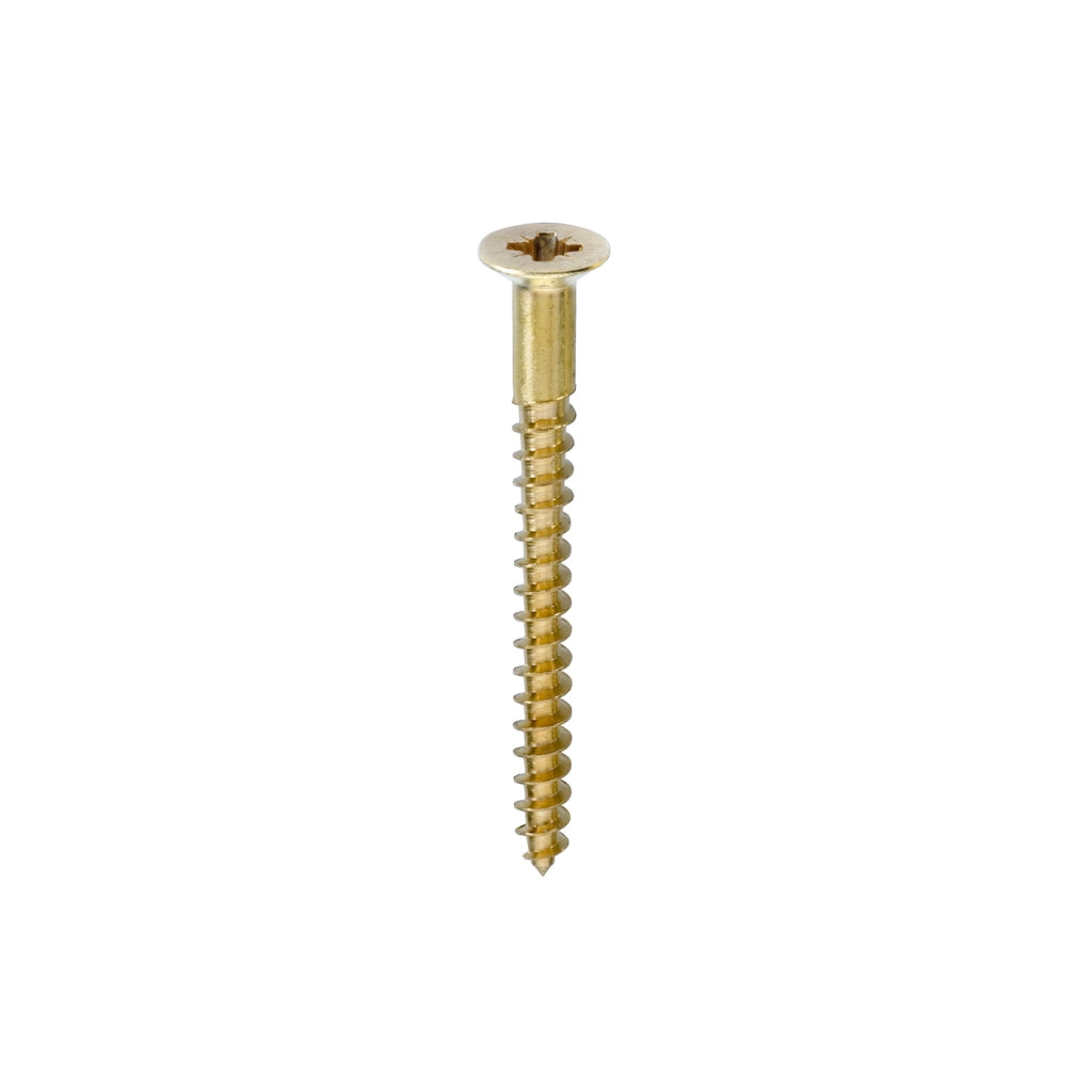 Viti per legno ottone 3,0 x 30 - 30 pz.