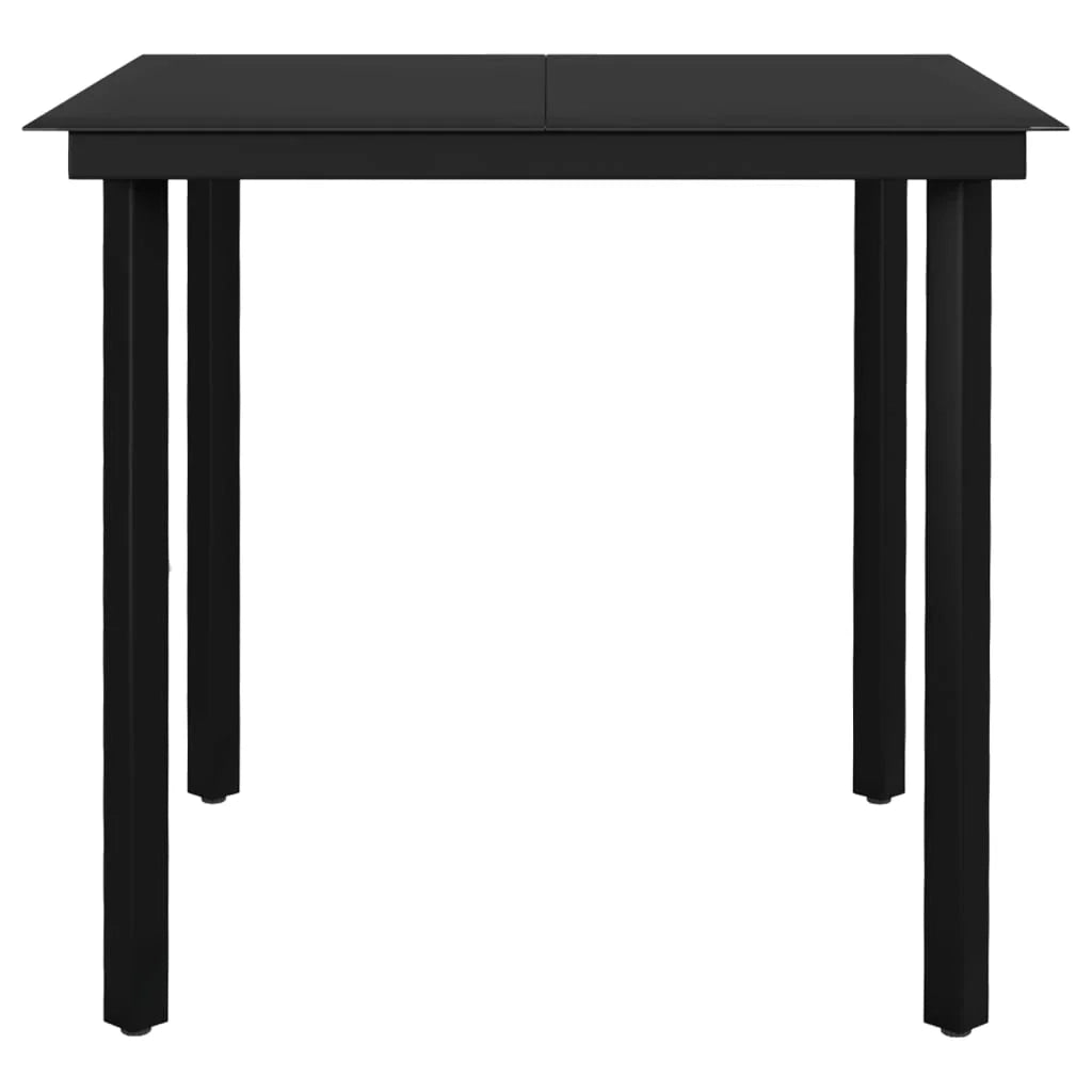Set da pranzo da giardino per esterni 3 pezzi mobili grigio chiaro 02_0013625