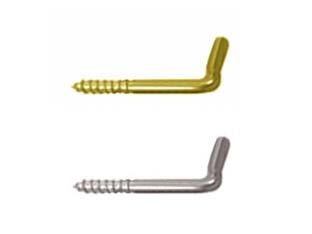 CANCANETTI A VITE PER BRIS BRIS- - ø mm.2x22 - acciaio ottonato - 50 pezzi