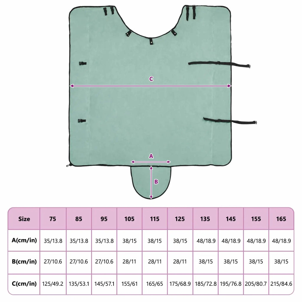 Coperta per Cavalli Verde speciale 135 cm Poliestere 42013313