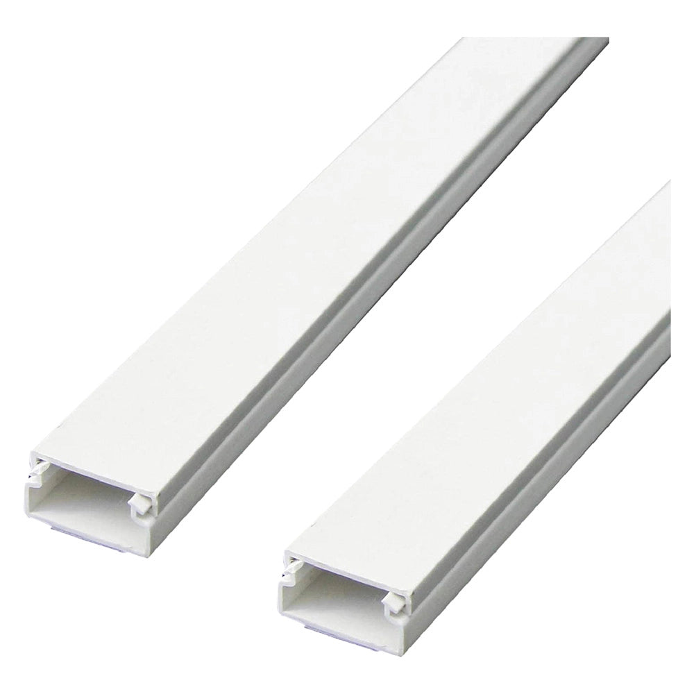 Canalina Passacavi Adesiva Barra da in PVC 2 Mt 60802 10 Confezione 20 X 10 mm