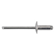 RIVETTO A STRAPPO IN ALLUMINIO 4,8 x 16 - Ø testa 14 cf. 25 pz  - Blister Koncreto