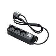 FME 47.461 MULTIPRESA 3P BIP/SC+INT NERO- 1,0 pz