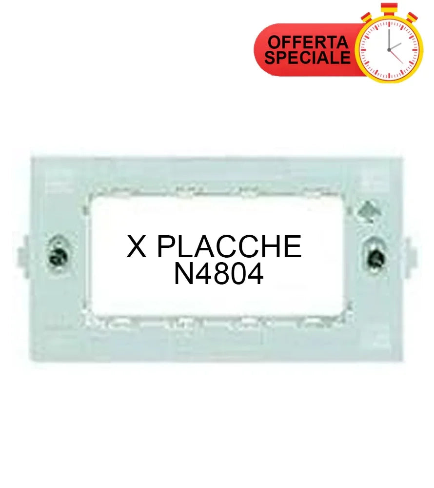 Bticino supporto 4 moduli N4704 per placche N4804 living