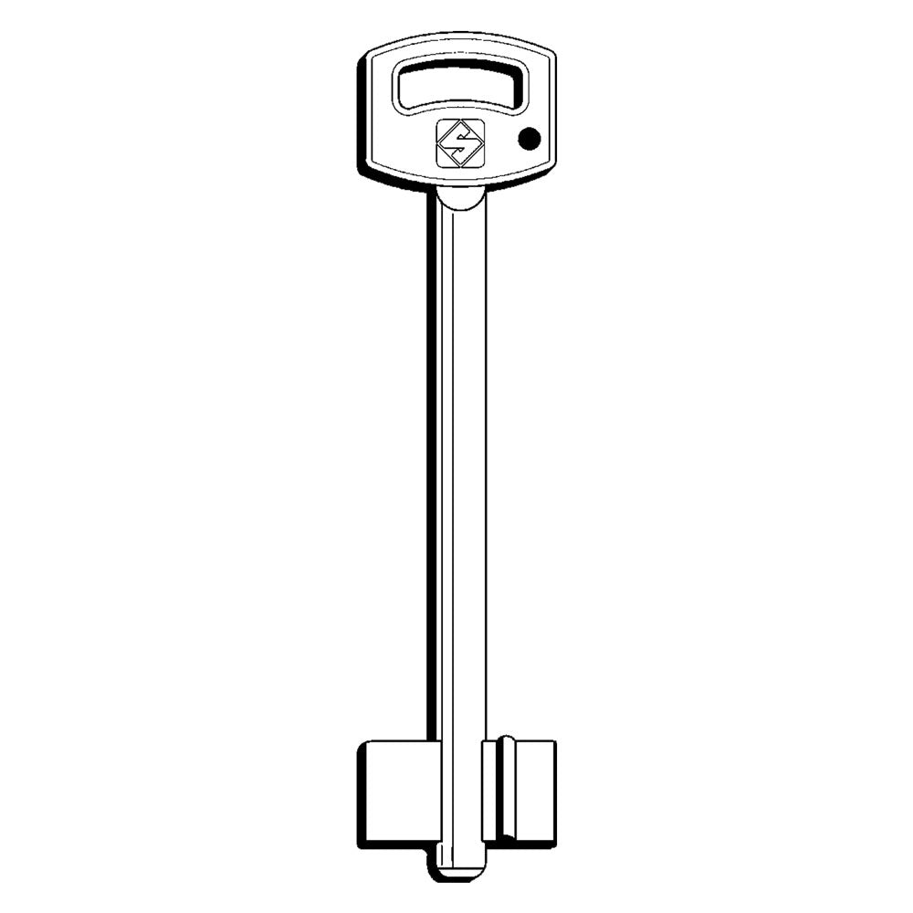 CHIAVI DOPPIA MAPPA OTTONE 5SAB4- 5 pezzi  - SILCA