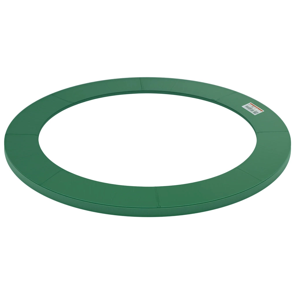 Cuscino di protezione per tappeto elastico rotondo 305 cm imbottito 15 mm antiurto montaggio facile giardino contemporaneo in PVC verde 21_0000125
