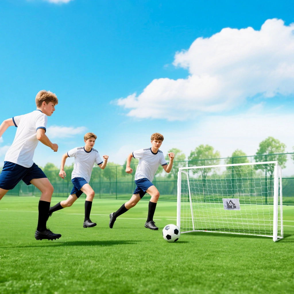 Porta da calcio ¨C Minimal ¨C bianco 186x62x123 cm