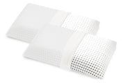 Coppia Cuscini in 100% Memory Foam- Altezza 15 cm – Traspirante Anallergico indeformabile