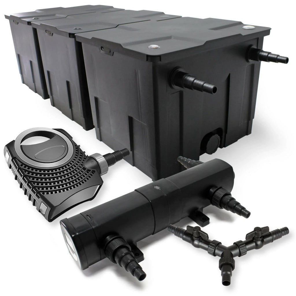 Kit di filtrazione per laghetti da 90.000 litri: sterilizzatore da 18 watt pompa da 80 watt 16_0001363