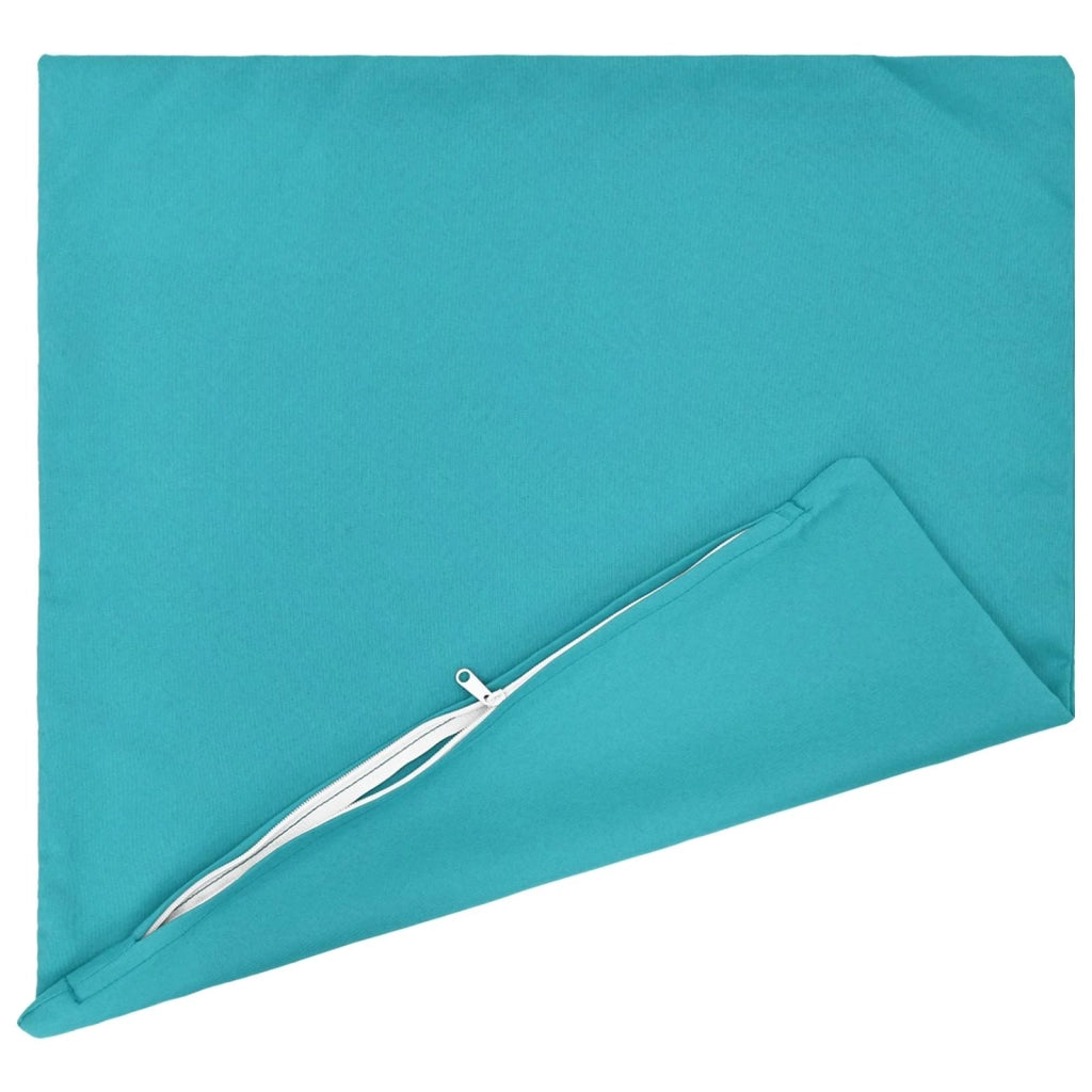 Cuscino con cuscino HEERLEN 2 pz Turchese Poliestere 923665