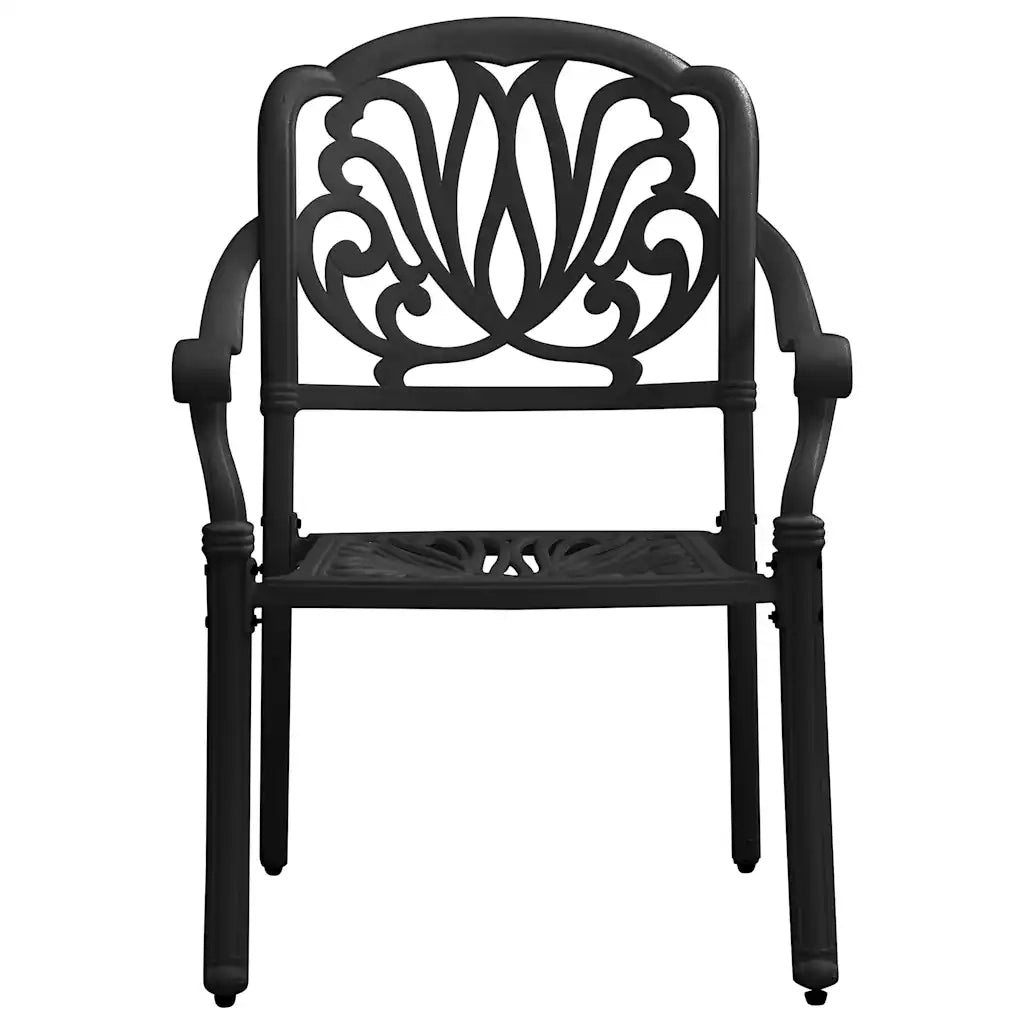 Set da Bistrot 5 pz in Alluminio Pressofuso Nero 3070602