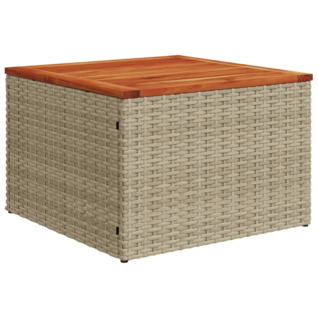Set Divano da Giardino 6 pz con Cuscini Beige in Polyrattan 3256450