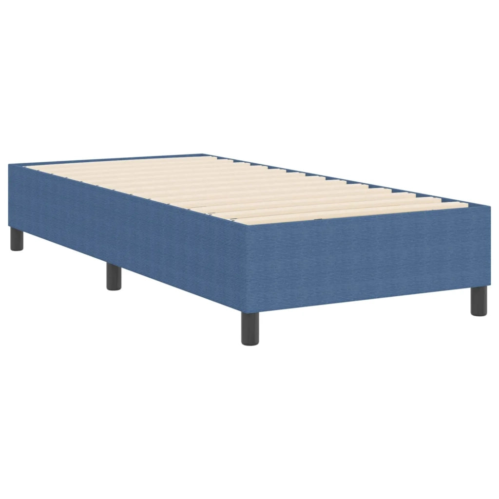 Struttura letto piattaforma Blu 90 x 200 cm Tessuto in Cords 3337390