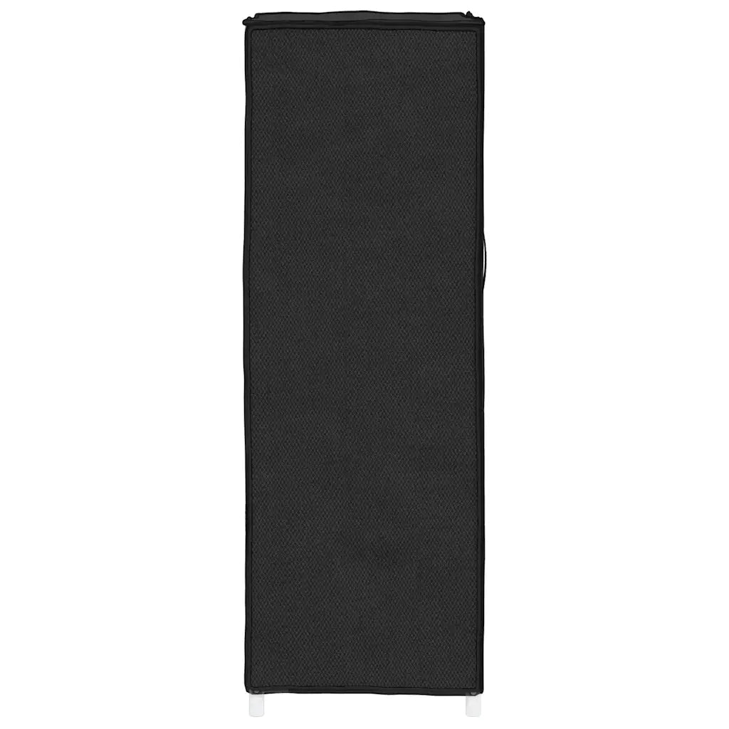 Scarpiera | Mobile per scarpe Nera 60x28x90 cm Tessuto