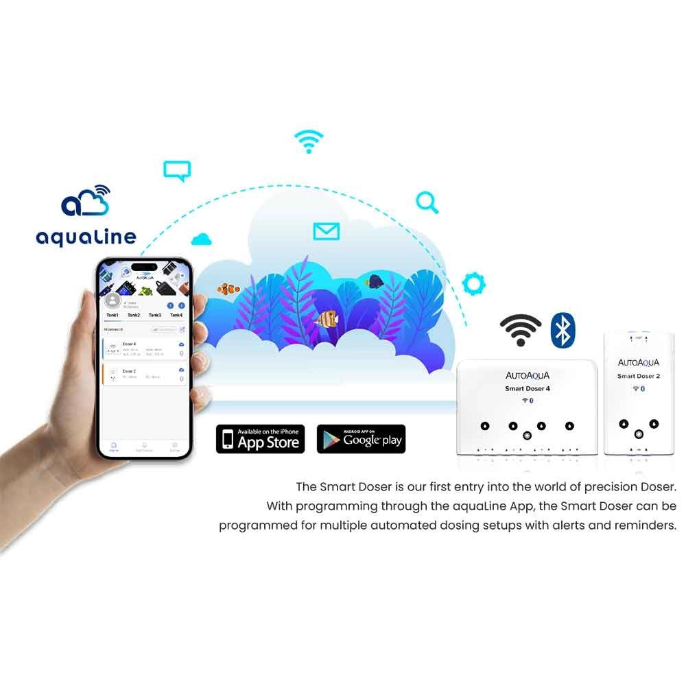 AutoAqua Smart Doser 4 - pompa dosometrica hang-on a 4 canali con controllo via App