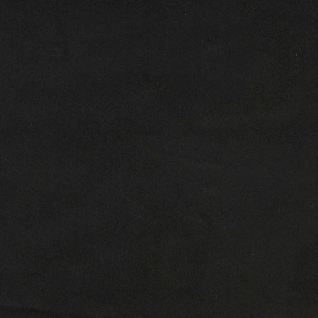 Cuscino per Schiena Nero 45 x 24 x 50 cm Velluto 42014377