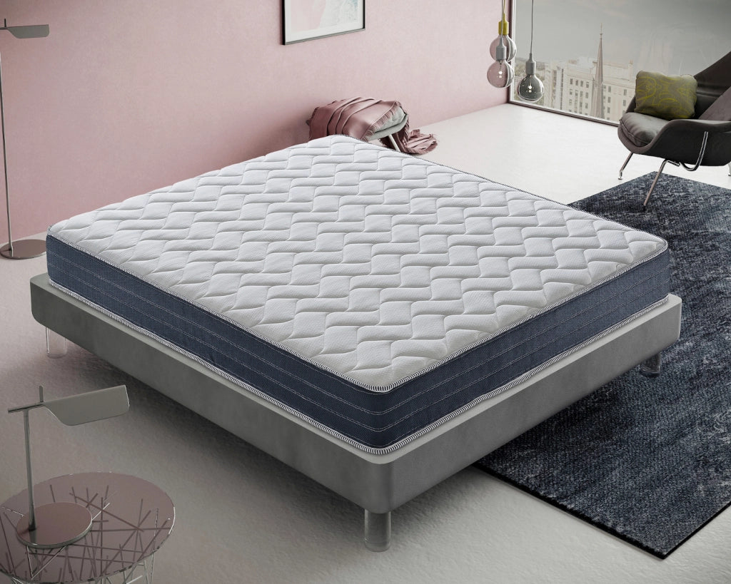 Materasso Piazza e Mezza 140x190 in Memory Foam - Alto 21 Cm - 11 Zone Differenziate