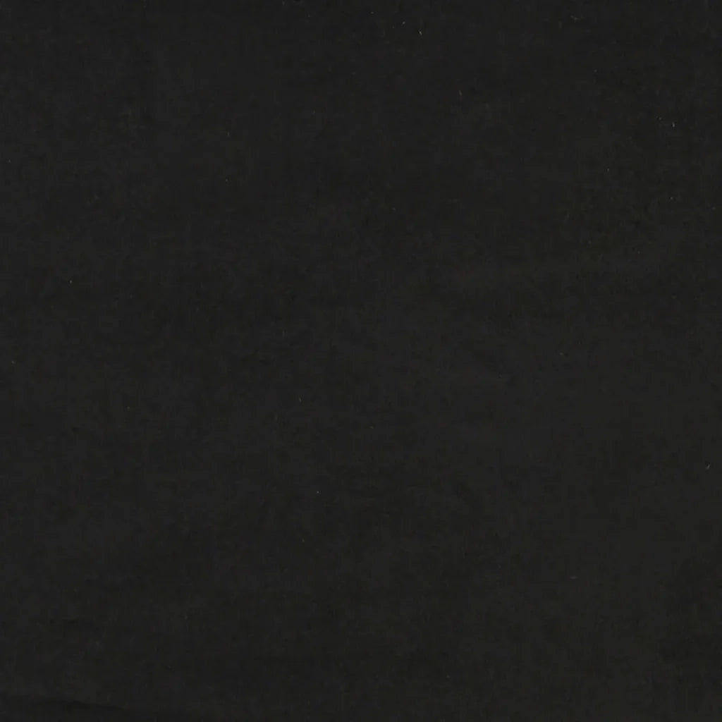 Letto con Materasso Dover Nero 180x200 cm in Velluto 3208453