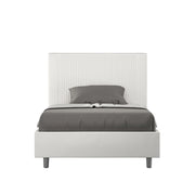 Letto Matrimoniale Large 170x190 cm con Rete Goya Bianco