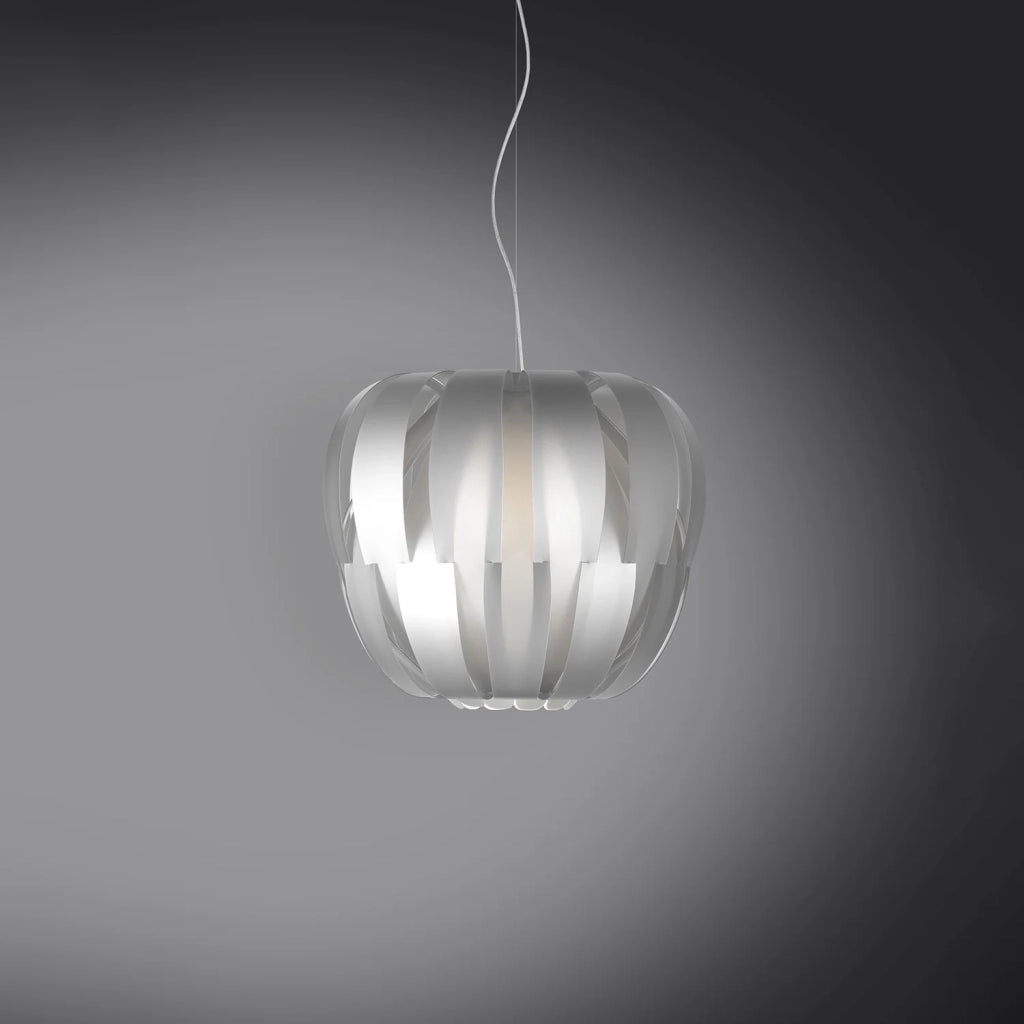 Sospensione Da Esterno Moderna Queen Polilux ® Argento 1 Luce E27