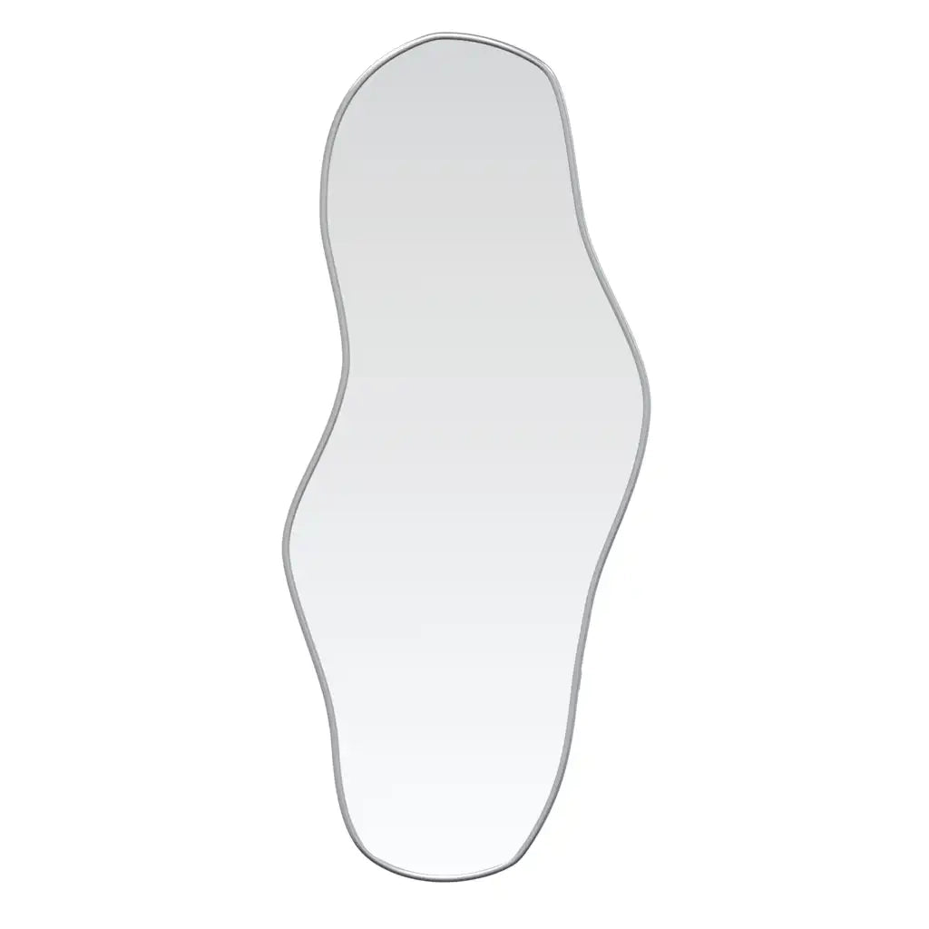 Specchio da Parete Argento 70x30 cm 348255