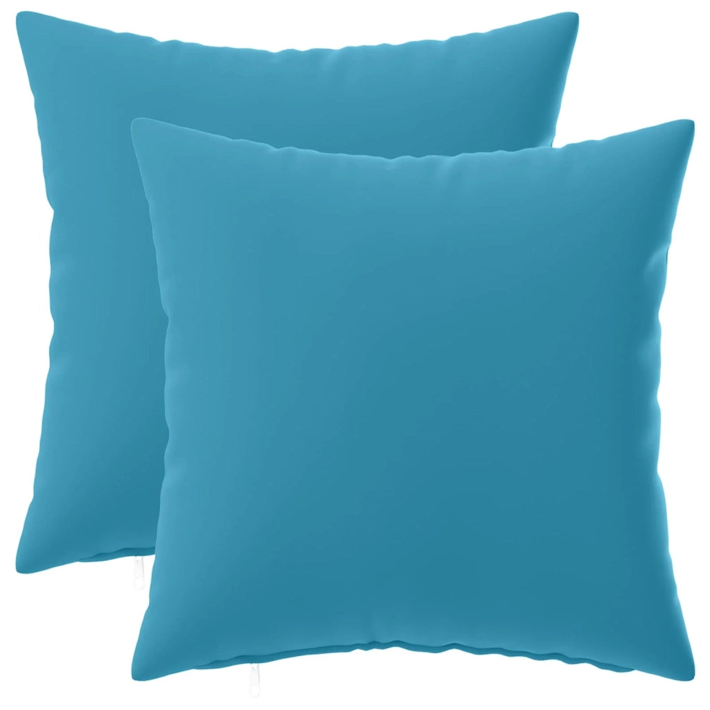 Cuscino con cuscino HEERLEN 2 pz Azzurro Poliestere 923653
