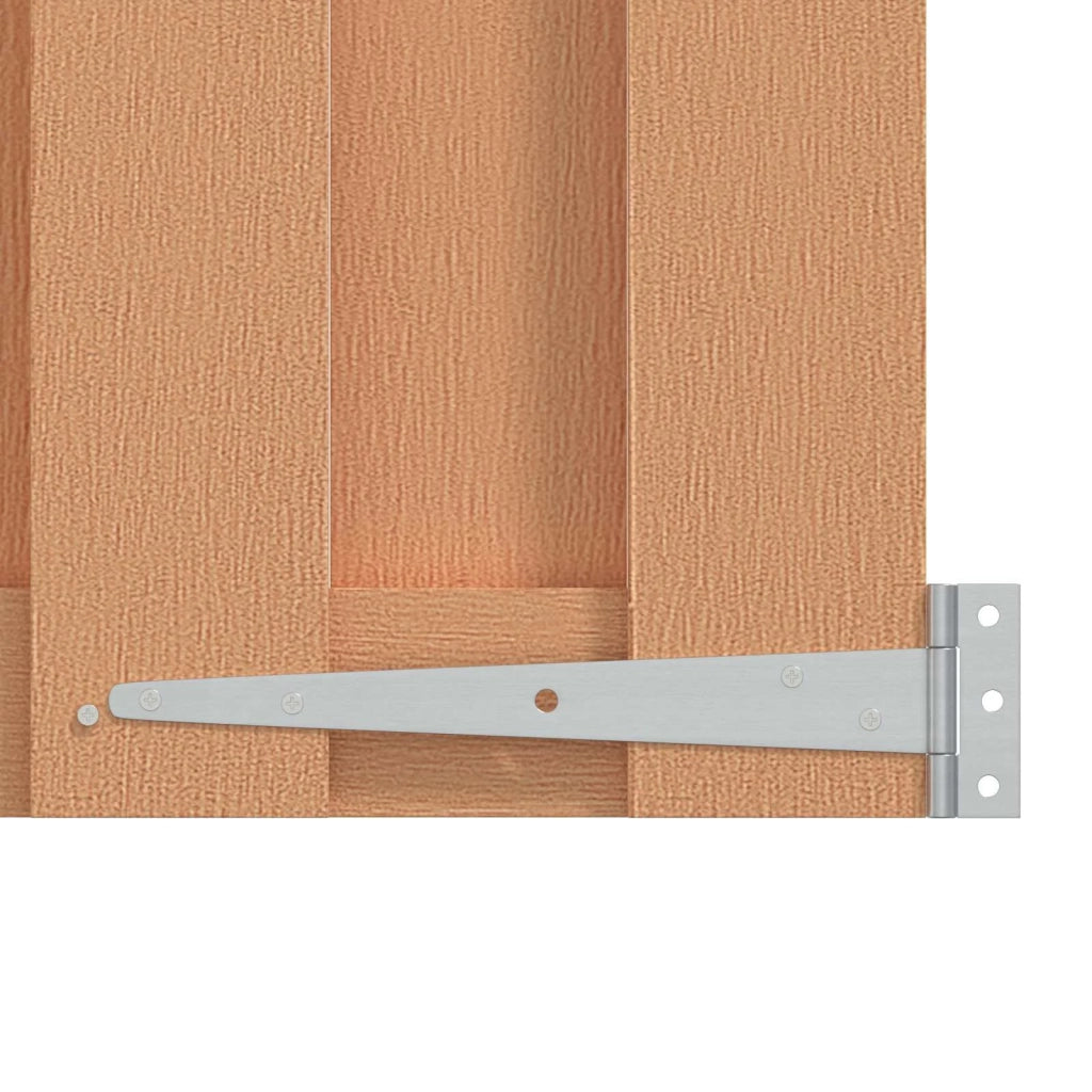 Cancello da giardino 100 x 112 cm WPC e Alluminio Marrone 42039050